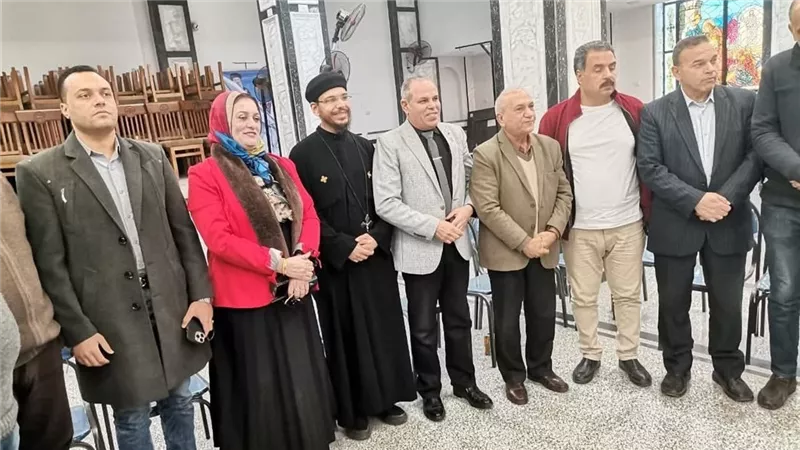 رئيس مدينة بيلا تترأس وفدا لتهنئة الأقباط بعيد الميلاد المجيد