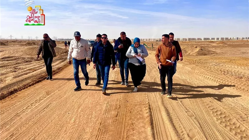 رئيس جهاز حدائق العاصمة يتفقد أعمال ترفيق أراضي «بيت الوطن»