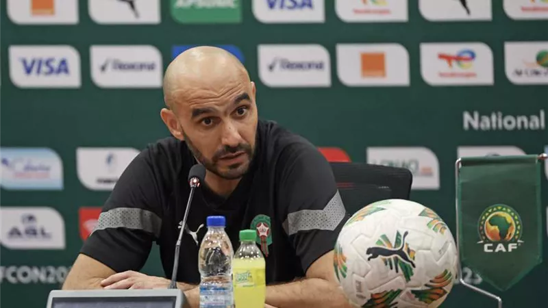 «الركراكي»: نحترم تاريخ الكاميرون لكنه يظل جزءًا من الماضي