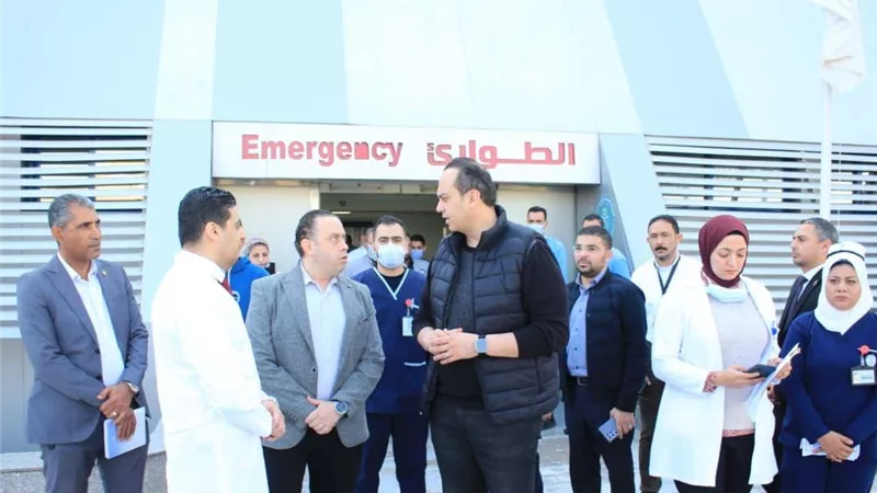 رئيس هيئة الرعاية الصحية يجري جولة تفقدية مفاجئة على المنشآت بجنوب سيناء