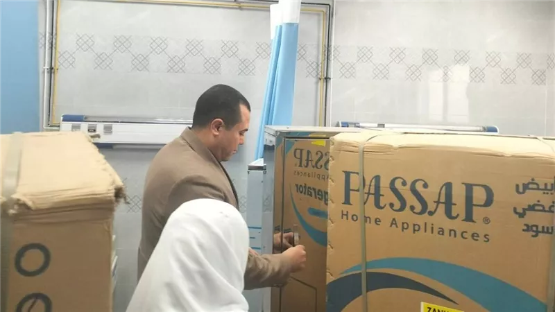 رئيس مركز ومدينة فوه يتفقد أعمال التطوير بمستشفى فوه المركزي| صور
