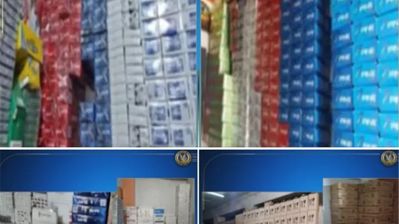 التحفظ على كميات من السجائر والتبغ قبل بيعها بأزيد من سعرها