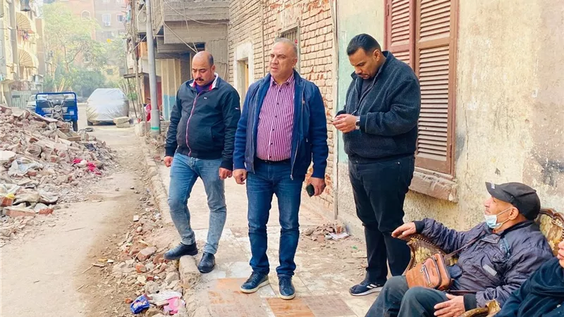نائبا إمبابة والمنيرة الغربية يتابعان آثار انفجار خط الغاز بمدينة العمال