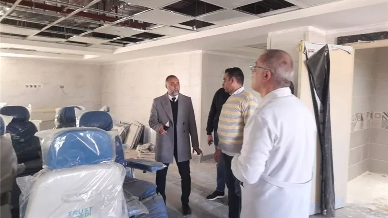 «صحة شمال سيناء» تضع اللمسات الأخيرة لافتتاح مبنى الكلى بمستشفى العريش