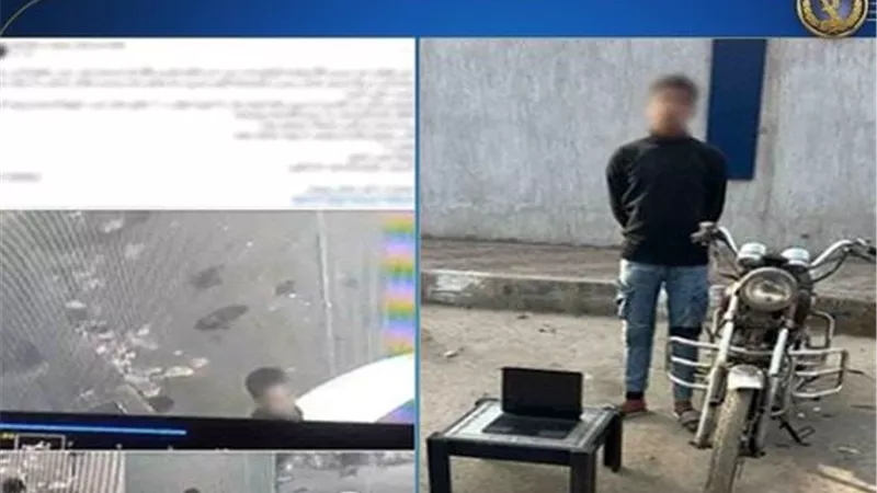 ضبط شخص استولى على دراجة نارية في بورسعيد