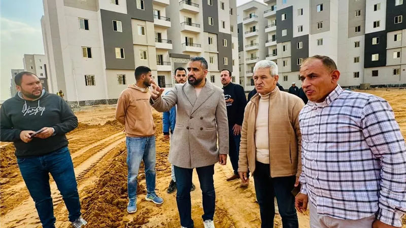 تحت المتابعة.. رئيس جهاز العبور الجديدة يتفقد «سكن لكل المصريين»