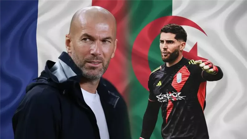 زيدان يدعم نجله لوكا في مباراة الجزائر ضد نيجيريا بكأس أمم أفريقيا