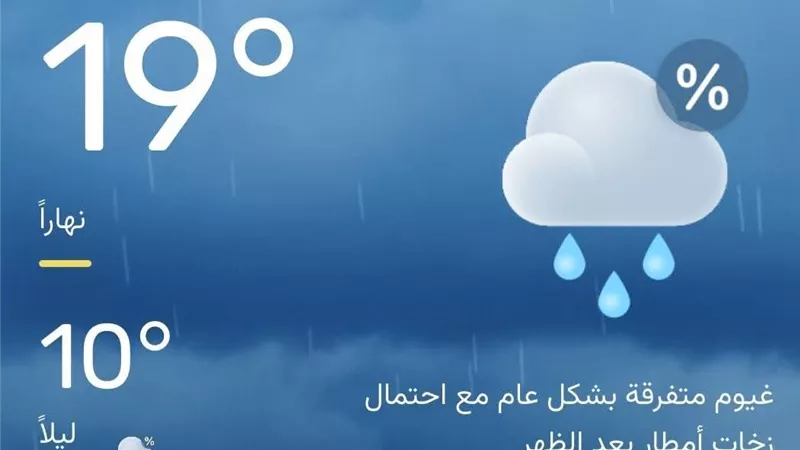 تفاصيل طقس اليوم الاثنين بكفر الشيخ.. منخفض جوي يضرب المحافظة