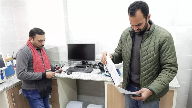 تفاصيل تنفيذ حملة تفتيشية على المنشآت الطبية بكوم حمادة