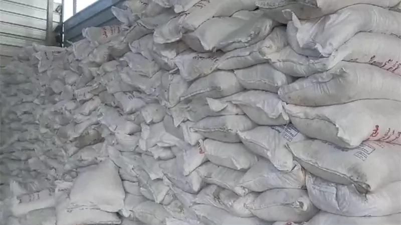 ضبط طن ونصف ملح مجهول المصدر داخل مصنع غير مرخص بالغربية 