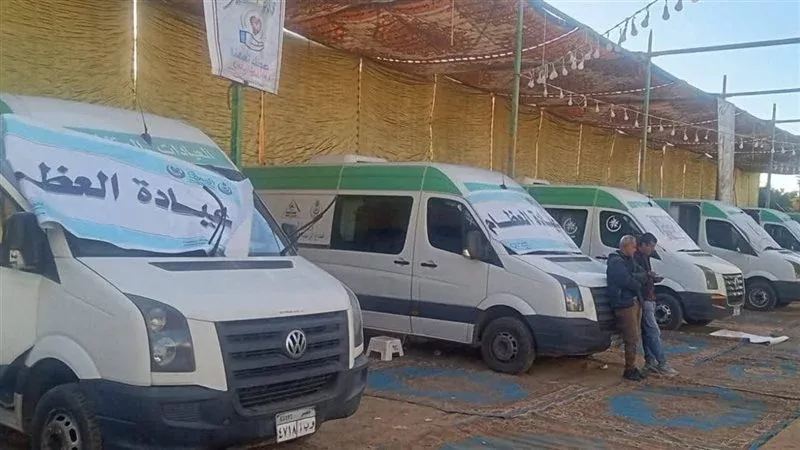 قافلة طبية مجانية لمركز ملوى ضمن مبادرة 