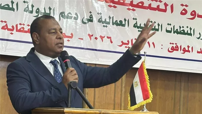 خلال ندوة «دعم الدولة».. عيد مرسال: «عمال مصر» ظهير وطني للرئيس السيسي