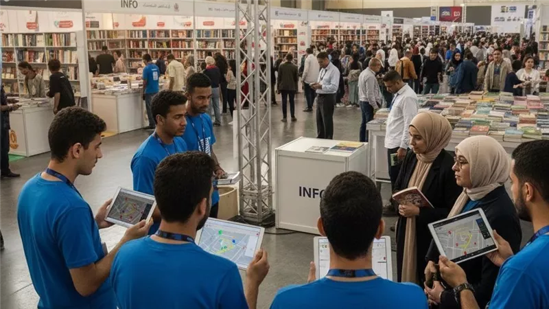 تطبيق «أنا متطوع».. الحل الذكي لتنظيم حركة الزوار في معرض الكتاب