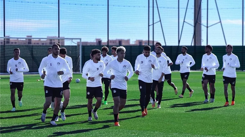 أمطار غزيرة على مران منتخب مصر الأخير قبل مواجهة السنغال 