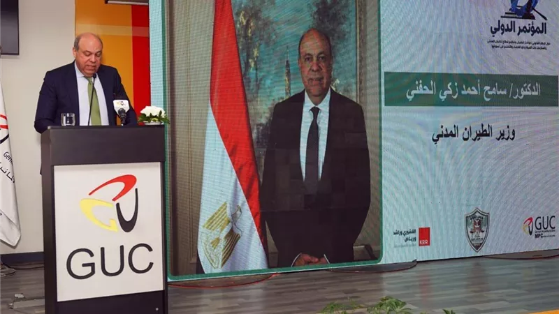«الحنفي» يفتتح المؤتمر الدولي الأول للأطر القانونية وحوادث الطيران 