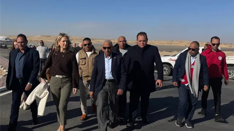 محافظ شمال سيناء يستقبل وزيرة الخارجية والتجارة والدفاع الأيرلندية 