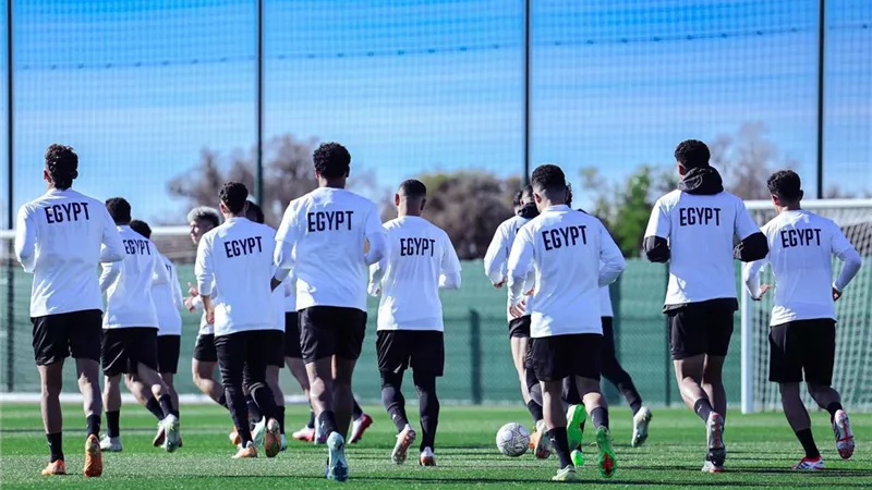 منتخب مصر يختتم استعدادته قبل مواجهة السنغال بأمم إفريقيا 