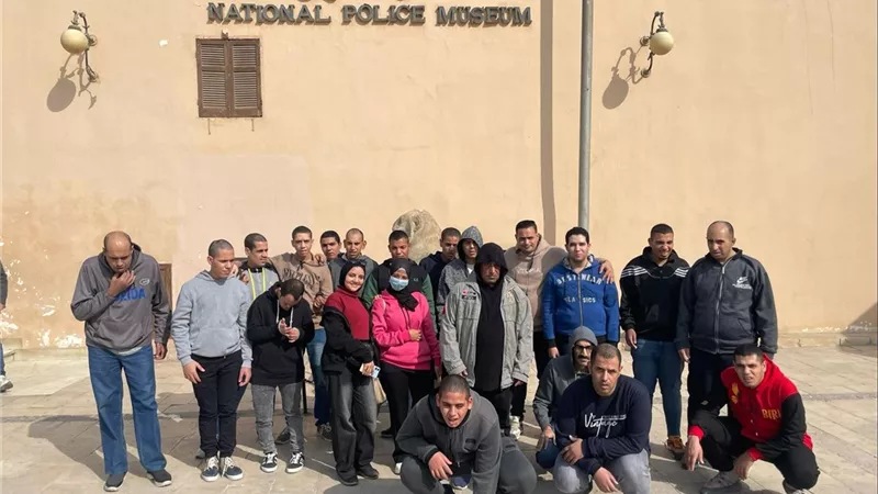 أطفال أتوبيس الفن الجميل في جولة تثقيفية بمتحف الشرطة وقلعة صلاح الدين
