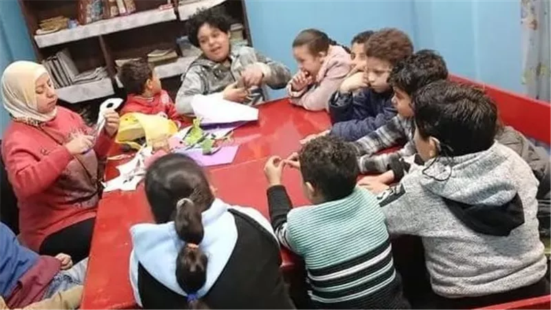 ورشة فنية للأطفال ذوي الهمم بالقناطر الخيرية ضمن أنشطة قصور الثقافة