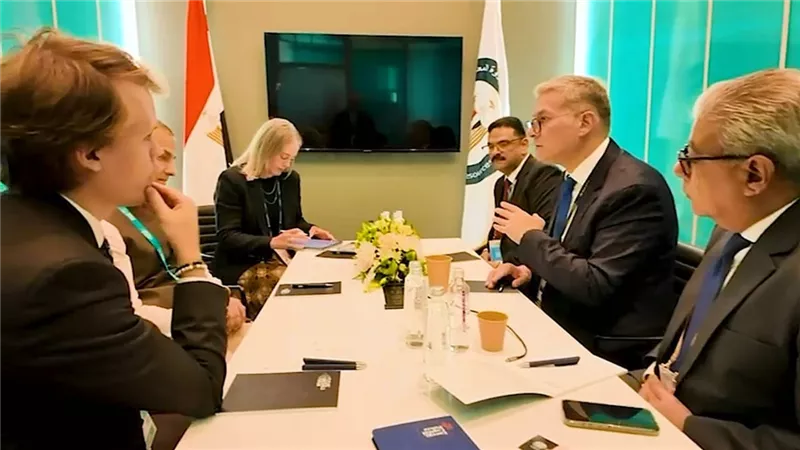 لنقل الخبرات.. وزير البترول يلتقي الرئيس التنفيذي للمجلس الدولي للتعدين