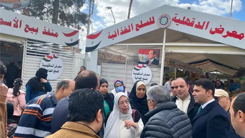 محافظ الدقهلية يتابع انتظام العمل بالمعرض الدائم للسلع الغذائية بحي غرب