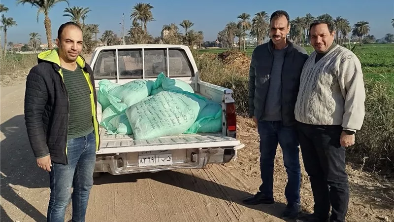 ضبط طن دقيق مدعم قبل تهريبه للسوق السوداء بالفيوم