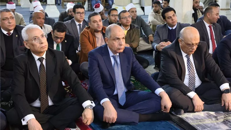 محافظ المنيا يشهد احتفالية الأوقاف بذكرى الإسراء والمعراج بمسجد صلاح الدين