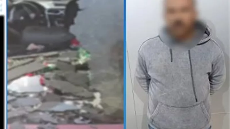 بسبب خناقة مرور.. سائق ربع نقل يحطم زجاج سيارة 