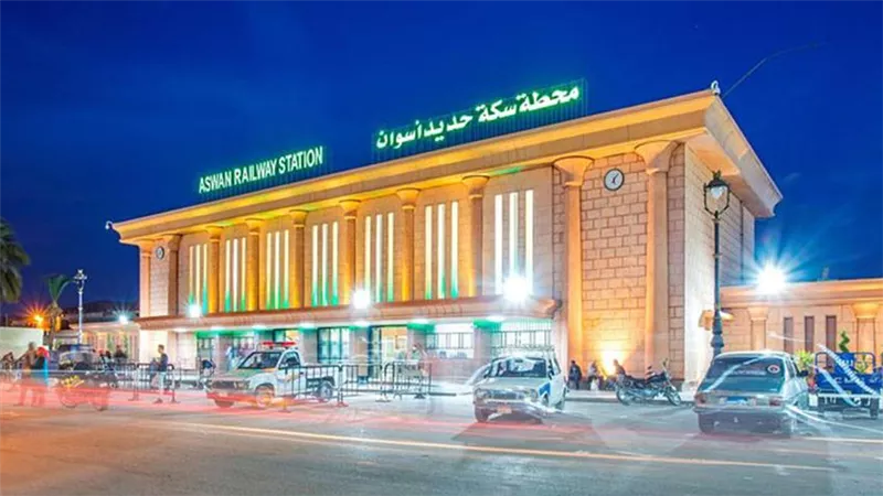 محطة قطارات أسوان.. أحد أبرز ملامح التطوير والتحديث في السكة الحديد