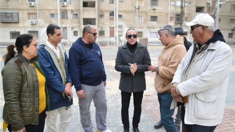 رئيس مدينة بورفؤاد يتفقد مستجدات العمل في تطوير مناور مساكن العبور