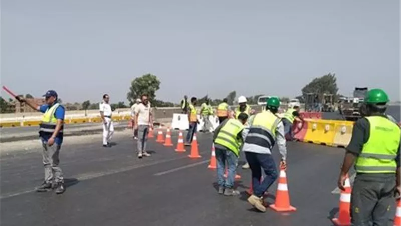 بعد غلق مؤقت وتكدس مروري.. إعادة فتح الطريق الإقليمي بالمنوفية