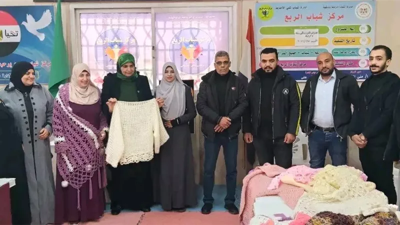 إدارة شباب تمي الأمديد تنفذ معرضا للمنتجات اليدوية والتراثية
