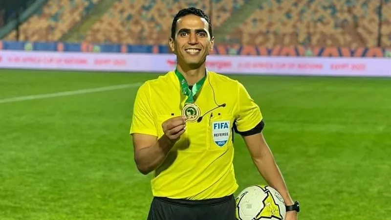 المغربي جلال جيد حكما لمباراة مصر ونيجيريا بكأس أمم أفريقيا