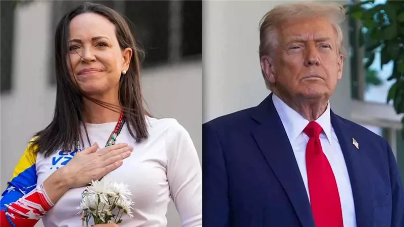 مغازلة واستجداء أم رد الجميل؟.. ماتشادو تتنازل طوعا عن جائزة نوبل لترامب