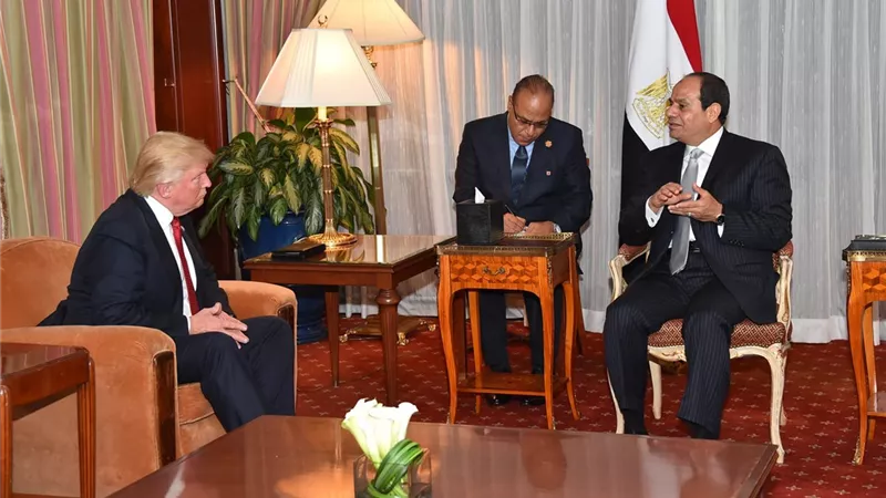 ترامب في رسالة للرئيس السيسي: مستعد لحل أزمة سد النهضة