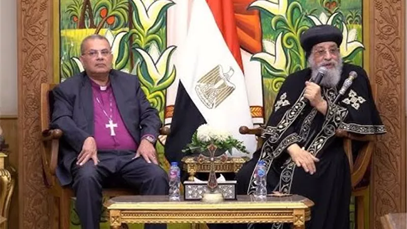 بعد جراحة ناجحة.. أندرية زكي يوجه رسالة دعم ومحبة للبابا تواضروس الثاني
