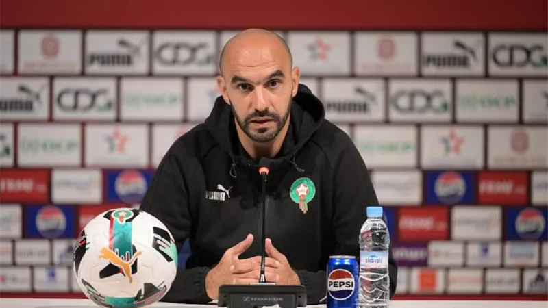 «قفز من المركب».. وليد الركراكي يستقيل من تدريب منتخب المغرب