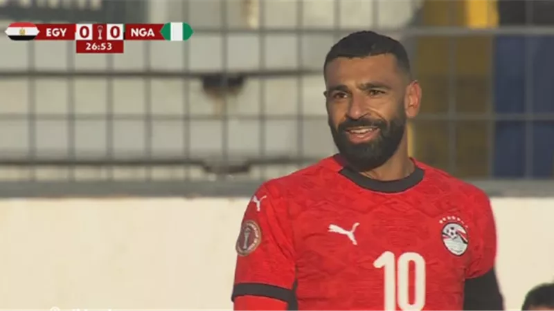 نصف ساعة سلبية.. محمد صلاح يهدر فرصة تقدم مصر أمام نيجيريا 