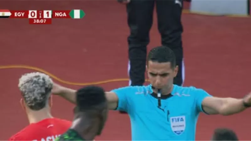  تقنية الفار تحرم نيجيريا من هدف التقدم أمام مصر بكأس أفريقيا