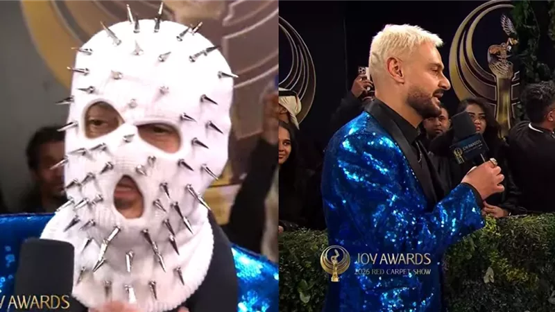 على خطى تووليت.. رامز جلال يرتدي قناعا في حفل Joy Awards