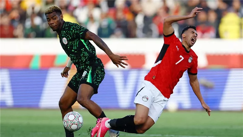 ملخص ونتيجة مباراة مصر ضد نيجيريا في كأس أمم أفريقيا