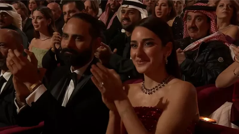 رد فعل أمينة خليل بعدم حصولها على جائزة أفضل ممثلة بحفل Joy Awards