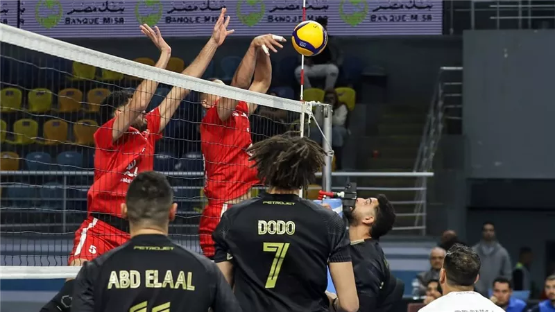 الأهلي يحقق الفوز على بتروجت في كأس السوبر المصري للكرة الطائرة