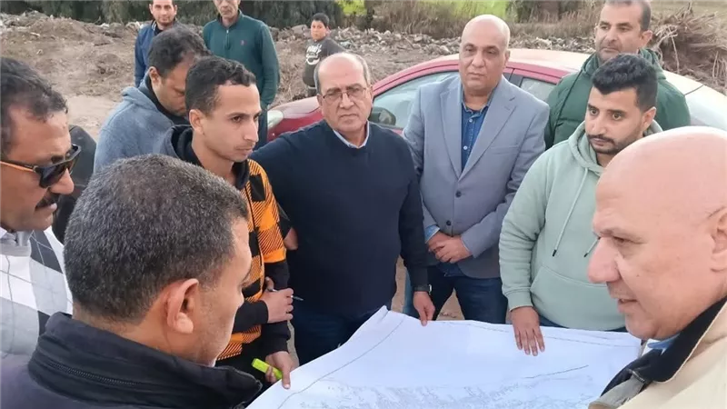 رئيس القابضة لمياه الشرب والصرف الصحي يتفقد مشروعات الصرف الصحي بكفرالشيخ