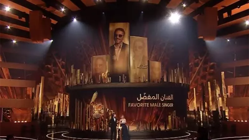 فضل شاكر يفوز بجائزة أفضل مطرب موسيقي بحفل Joy Awards