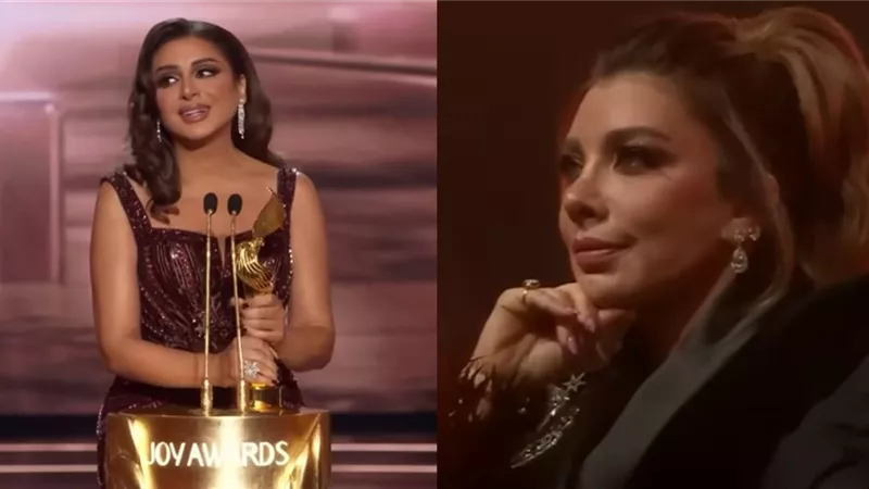 رد فعل أصالة لـ أنغام عقب فوزها بجائزة أفضل مطربة يتصدر التريند|صور 