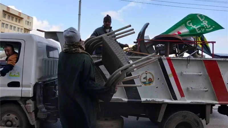 رئيس مركز ومدينة كفر الشيخ يتابع رفع «15 إشغال» بحي غرب كفر الشيخ