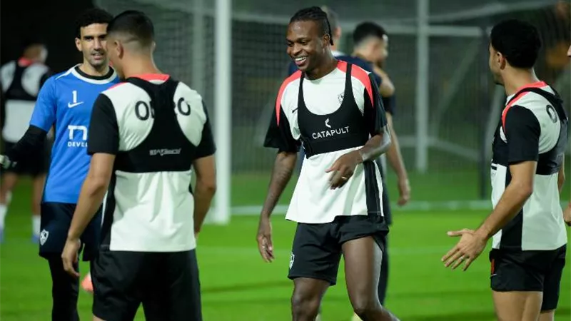 مران الزمالك.. تدريبات بدنية شاقة قبل مواجهة المصري 