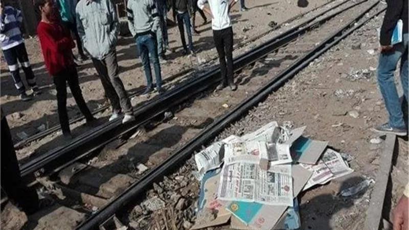 مصرع شاب دهسا تحت عجلات القطار في المنيا