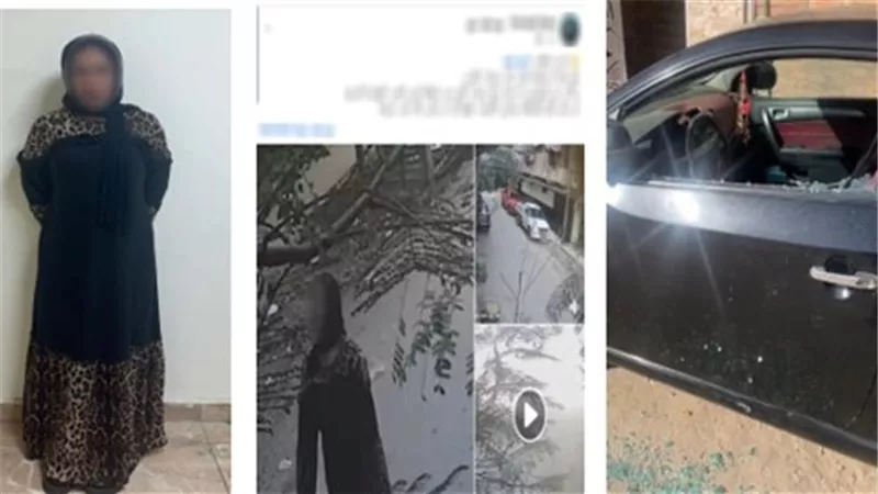 كسرت العربية بالحجارة.. ضبط مهتزة نفسيا في بورسعيد